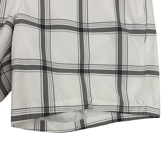 Quicksilver Shorts Men's 36 Amphibian Hybrid Board Shorts Lined Pockets Plaid - Picture 6 of 12